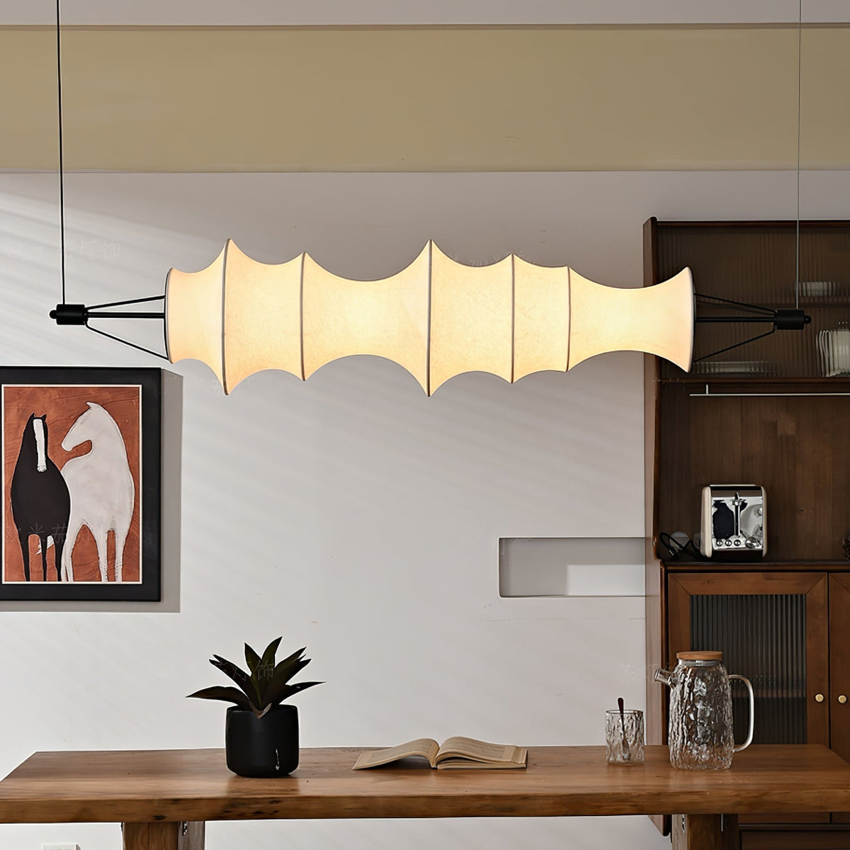 Avlorisra Pendelleuchte Art Elegance aus Seide