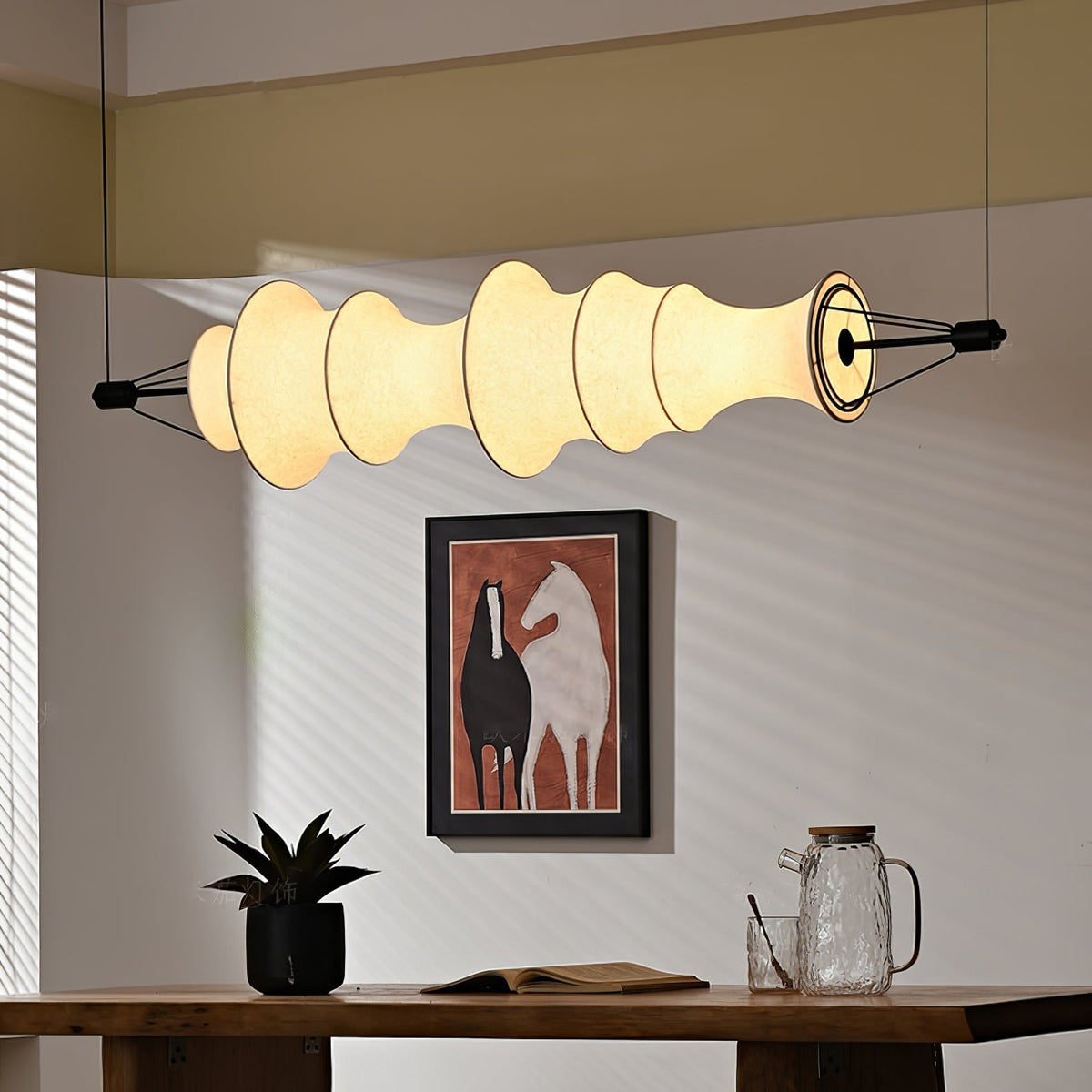 Avlorisra Pendelleuchte Art Elegance aus Seide