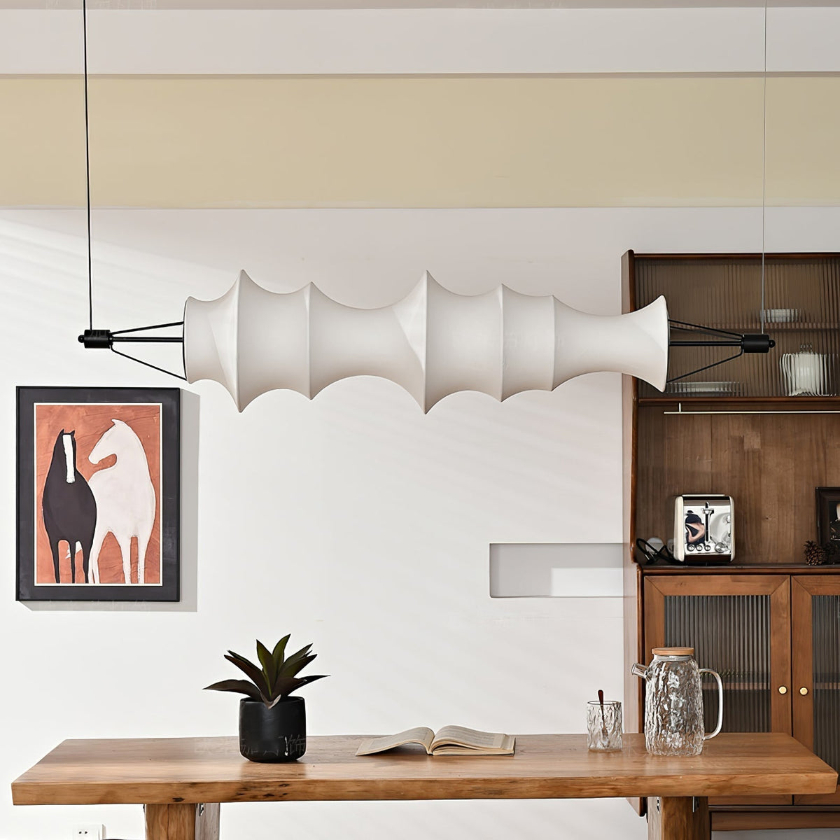 Avlorisra Pendelleuchte Art Elegance aus Seide