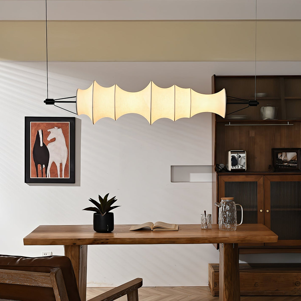 Avlorisra Pendelleuchte Art Elegance aus Seide