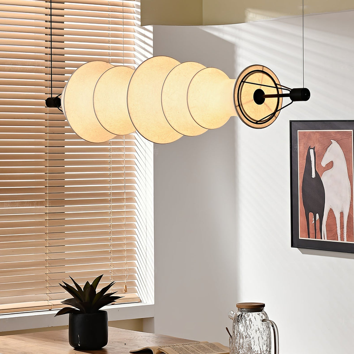 Avlorisra Pendelleuchte Art Elegance aus Seide
