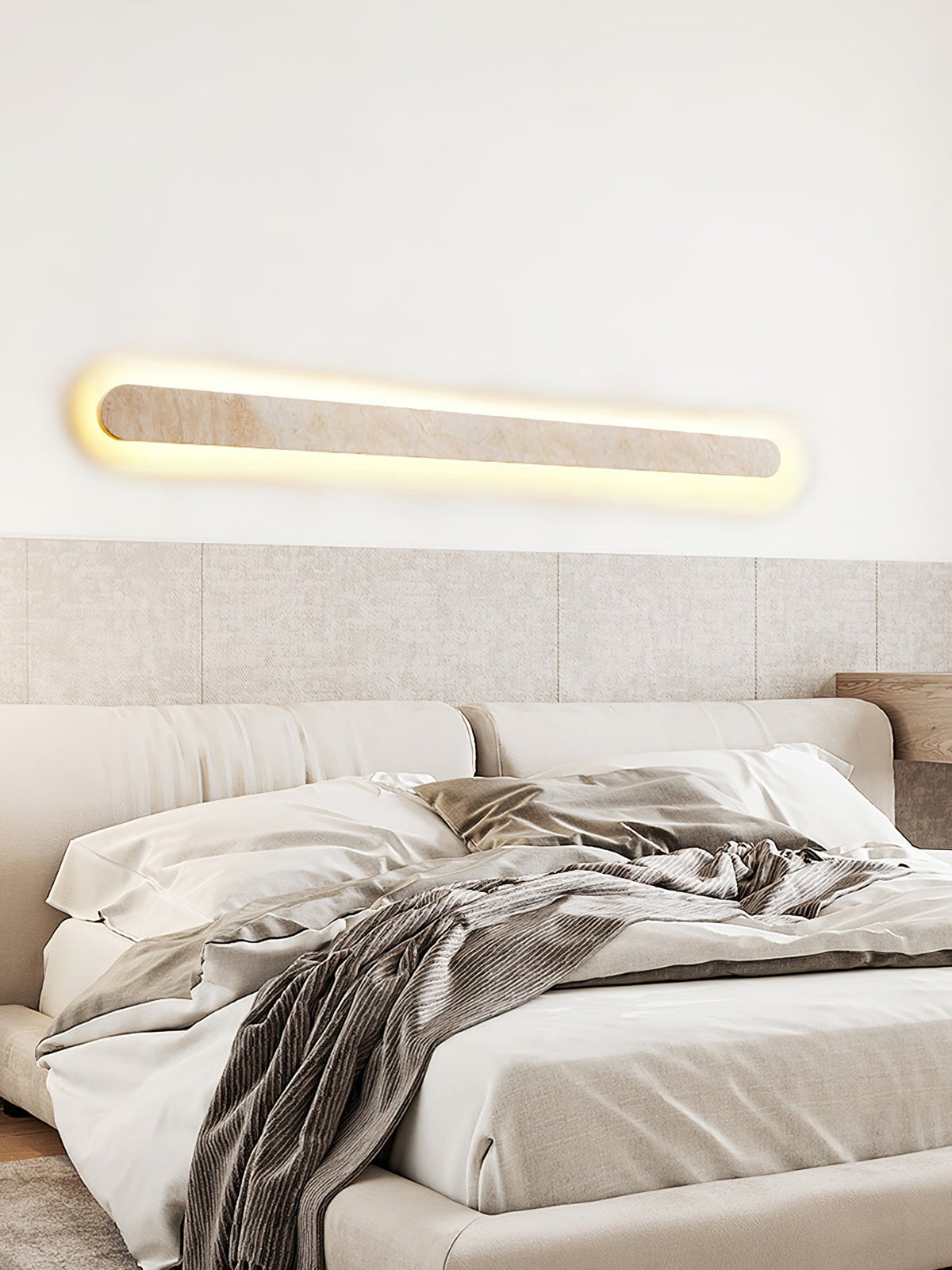 Elraee Travertine Wandleuchte
