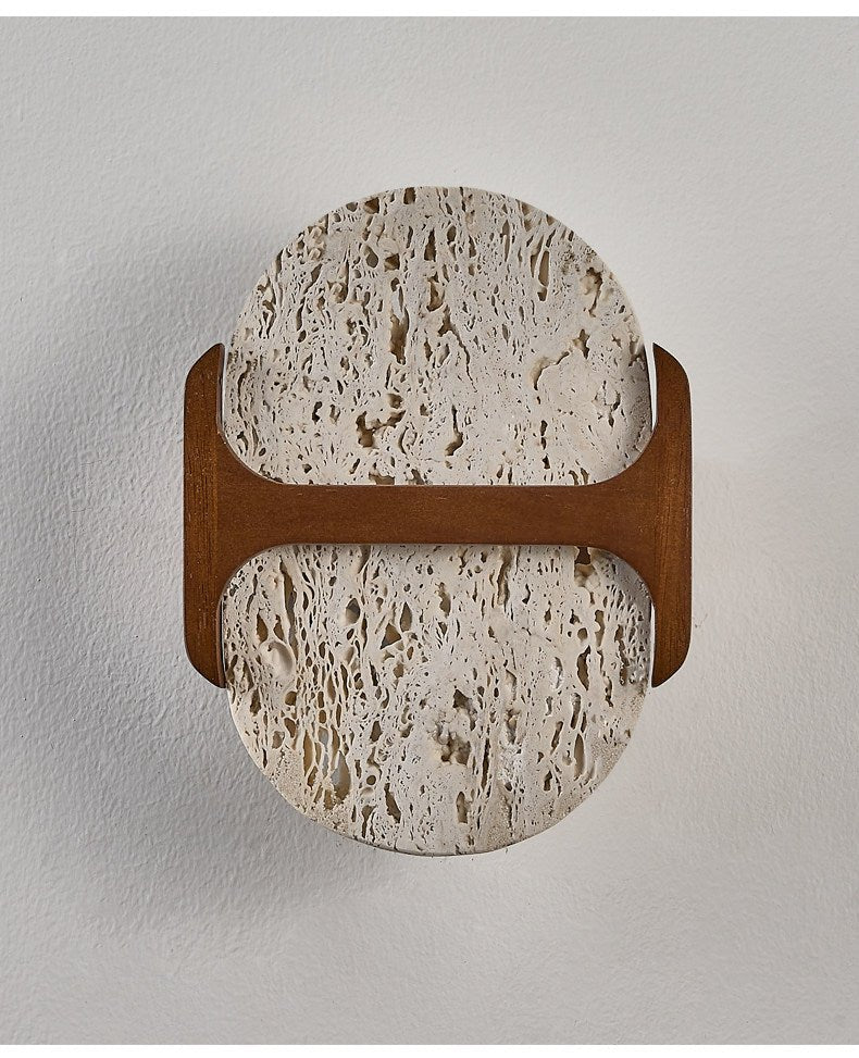 Seriaya Travertine-Wandleuchte