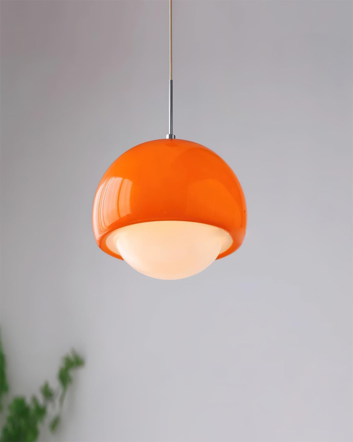 Lipko Pendelleuchte aus Glas mit Kugellampen im Retro-Design in bunten Farben