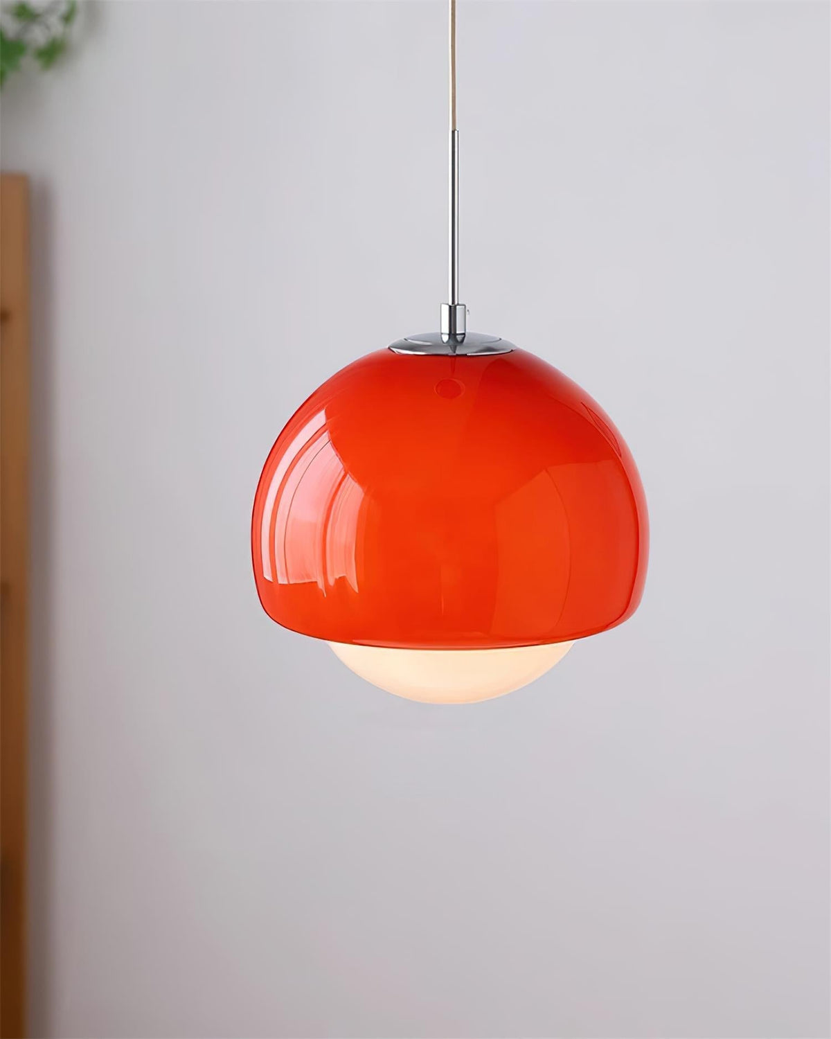 Lipko Pendelleuchte aus Glas mit Kugellampen im Retro-Design in bunten Farben