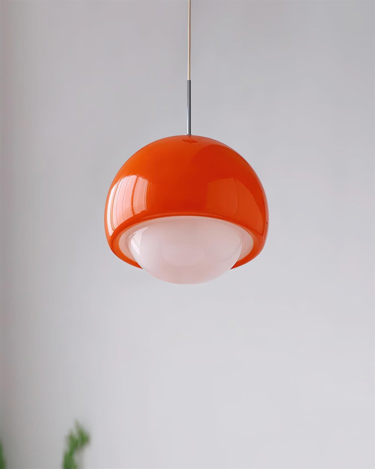 Lipko Pendelleuchte aus Glas mit Kugellampen im Retro-Design in bunten Farben