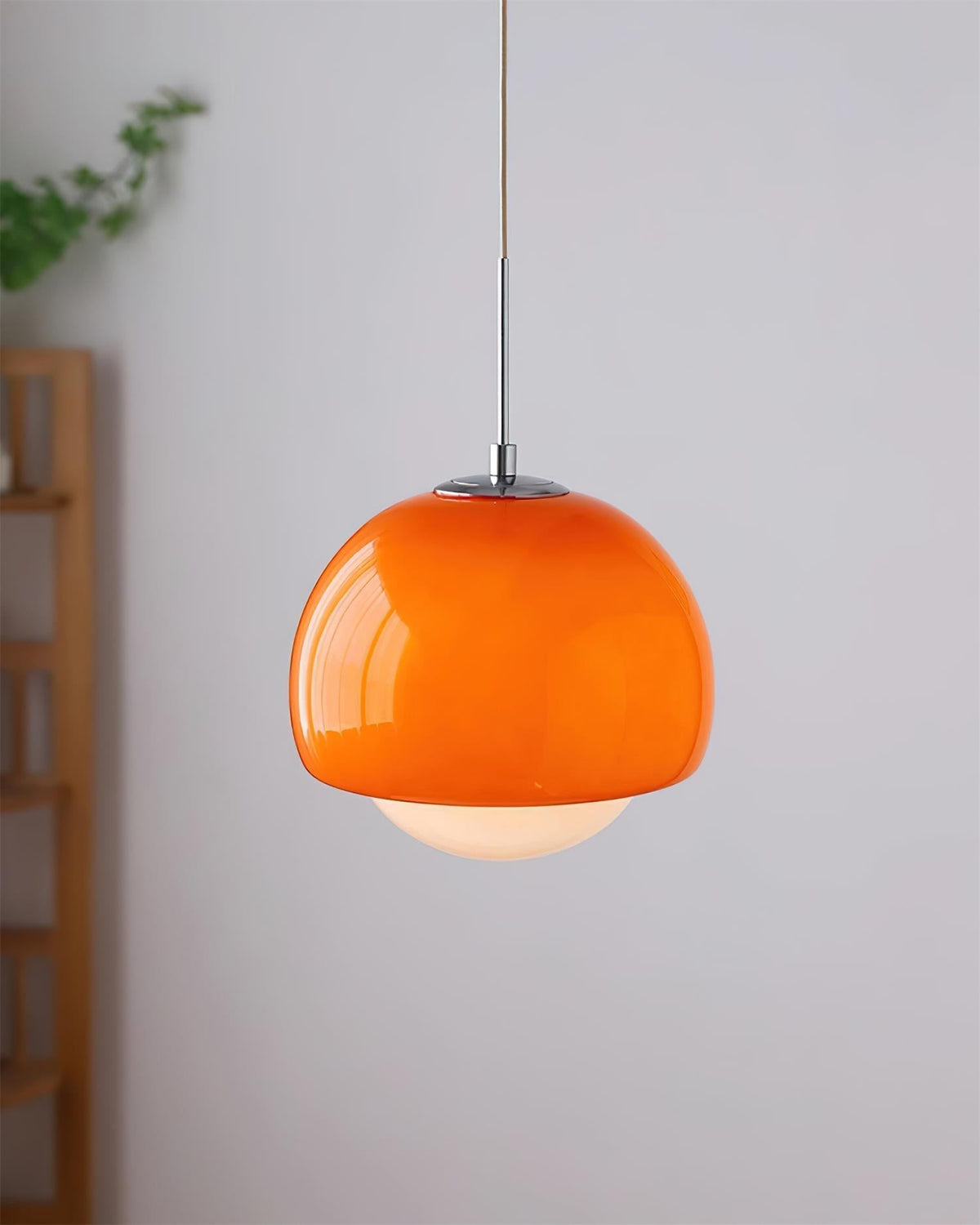 Lipko Pendelleuchte aus Glas mit Kugellampen im Retro-Design in bunten Farben