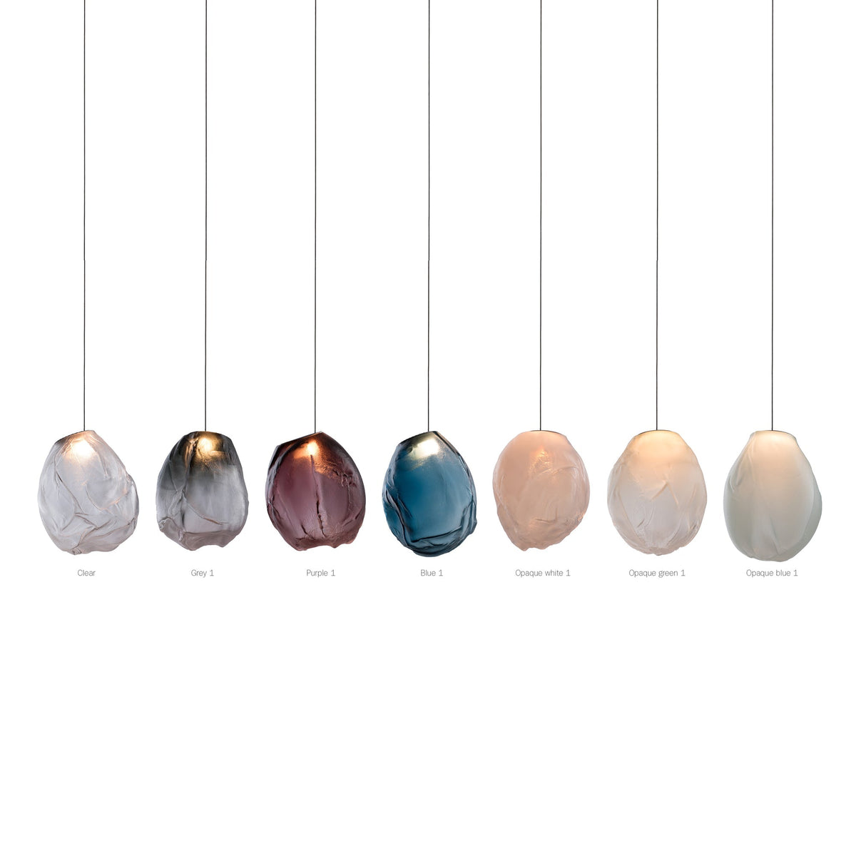 Celenelle Liquid Stone Glas Pendelleuchte