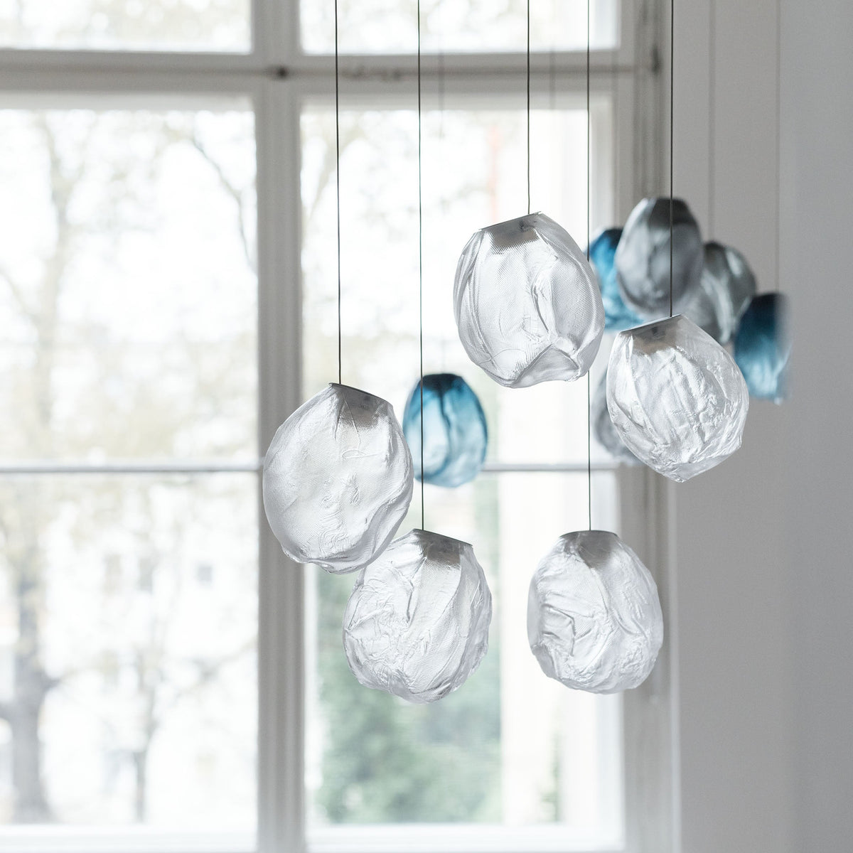 Celenelle Liquid Stone Glas Pendelleuchte