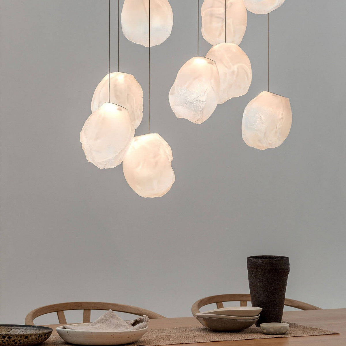 Celenelle Liquid Stone Glas Pendelleuchte