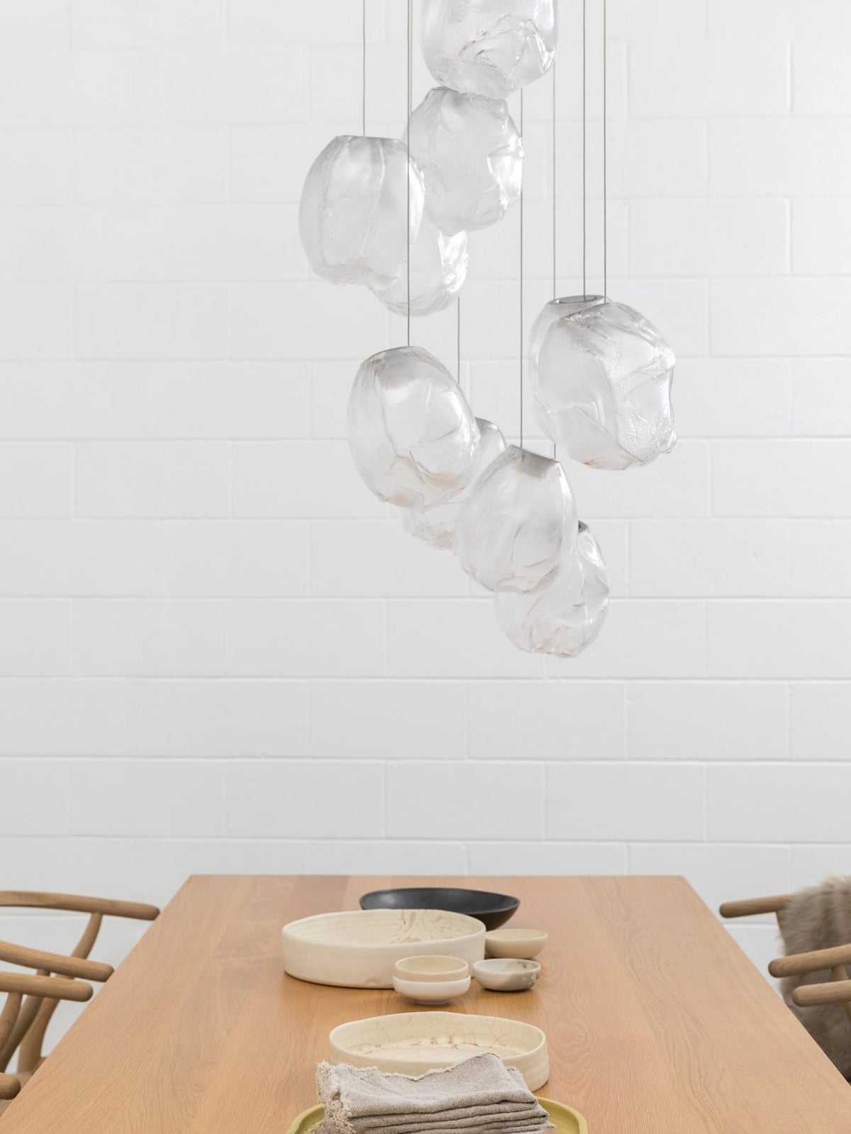 Celenelle Liquid Stone Glas Pendelleuchte