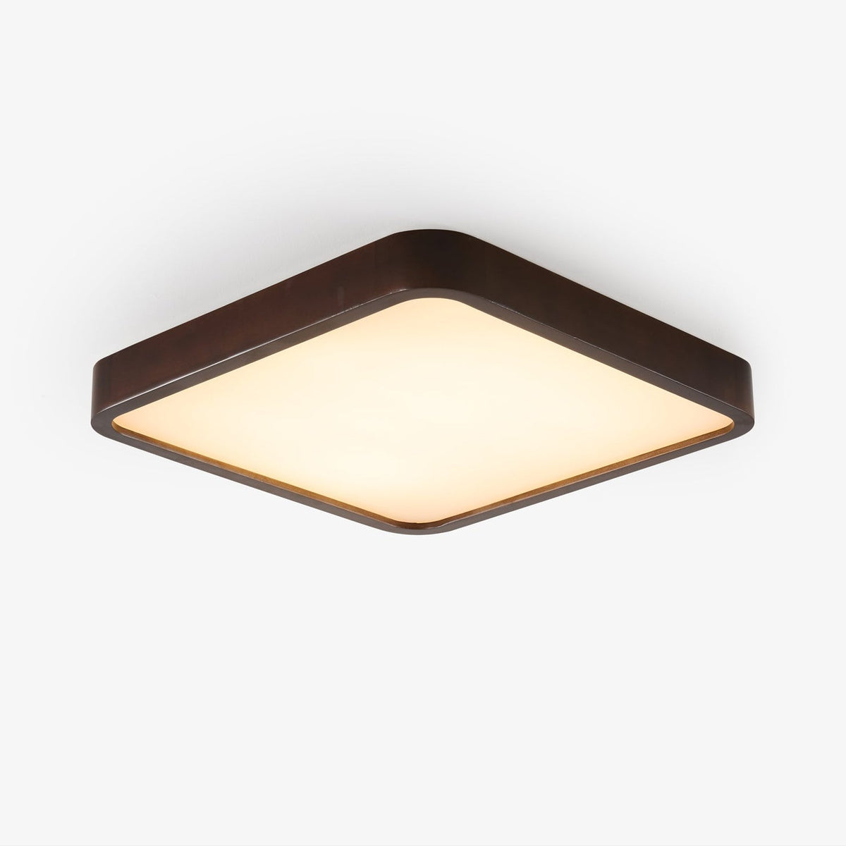 Rinirel zeitgenössische minimalistische rechteckige Deckenleuchte aus Holz