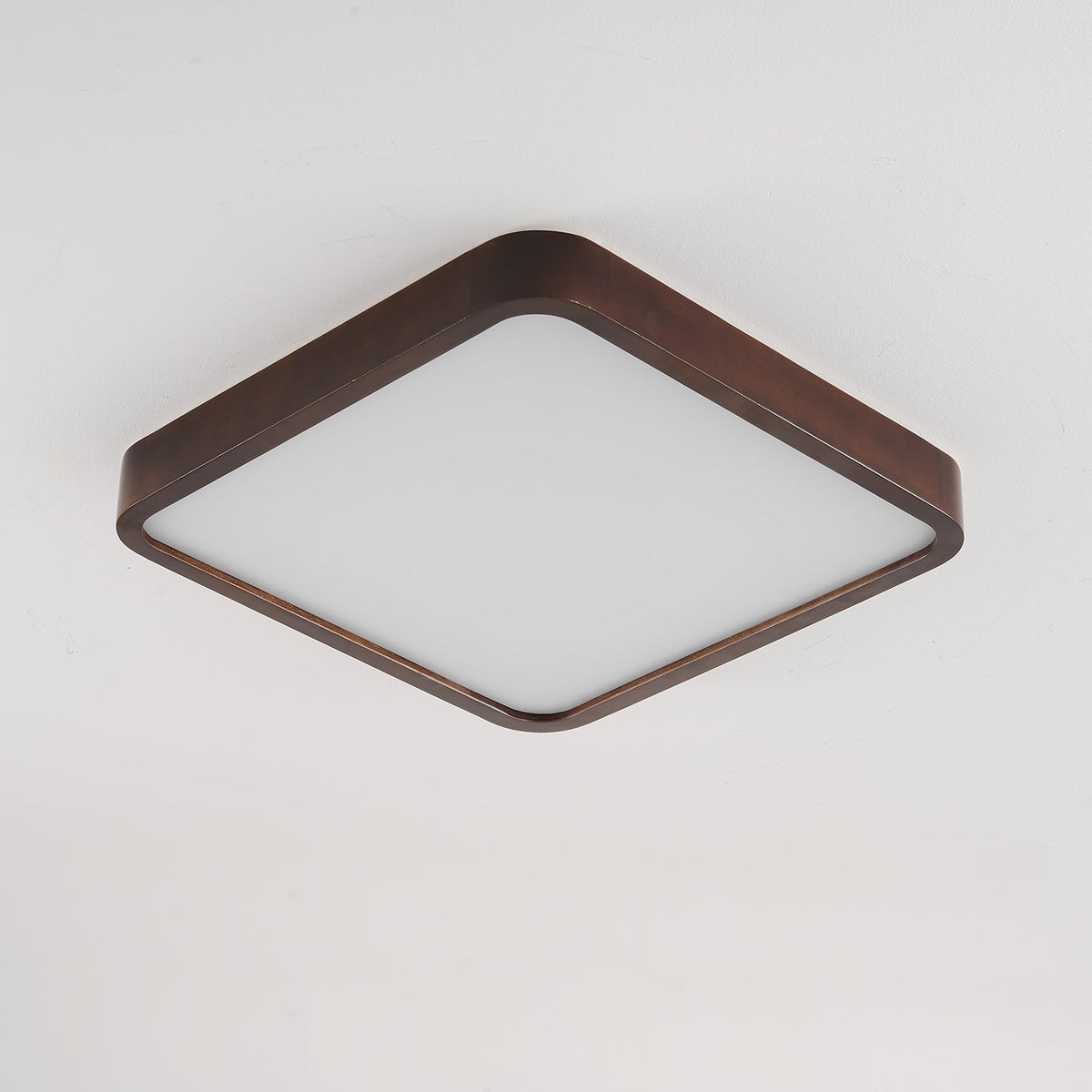 Rinirel zeitgenössische minimalistische rechteckige Deckenleuchte aus Holz