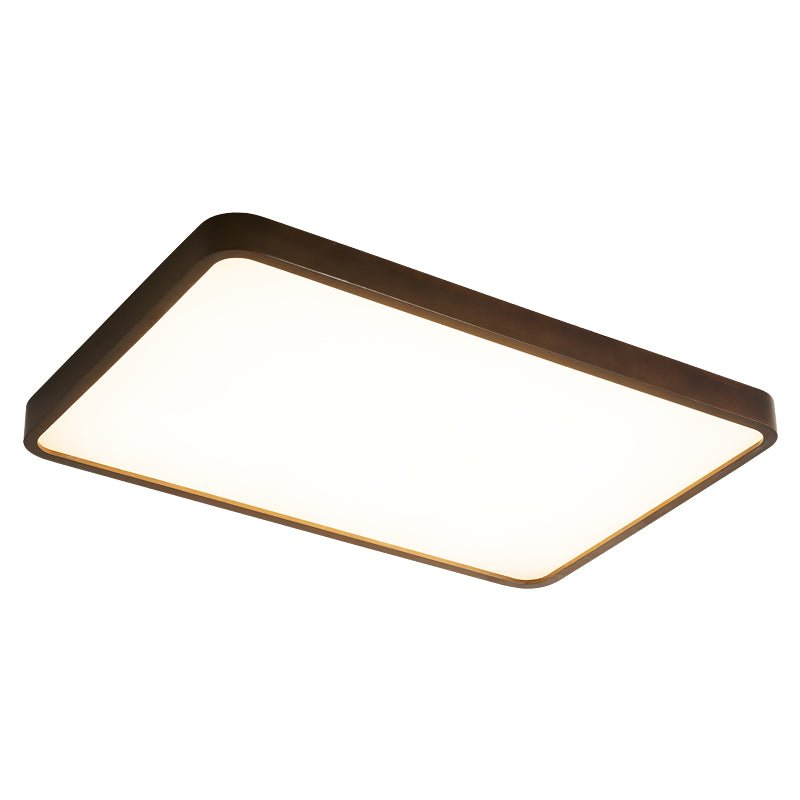 Rinirel zeitgenössische minimalistische rechteckige Deckenleuchte aus Holz