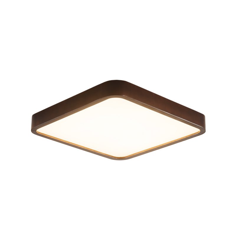 Rinirel zeitgenössische minimalistische rechteckige Deckenleuchte aus Holz
