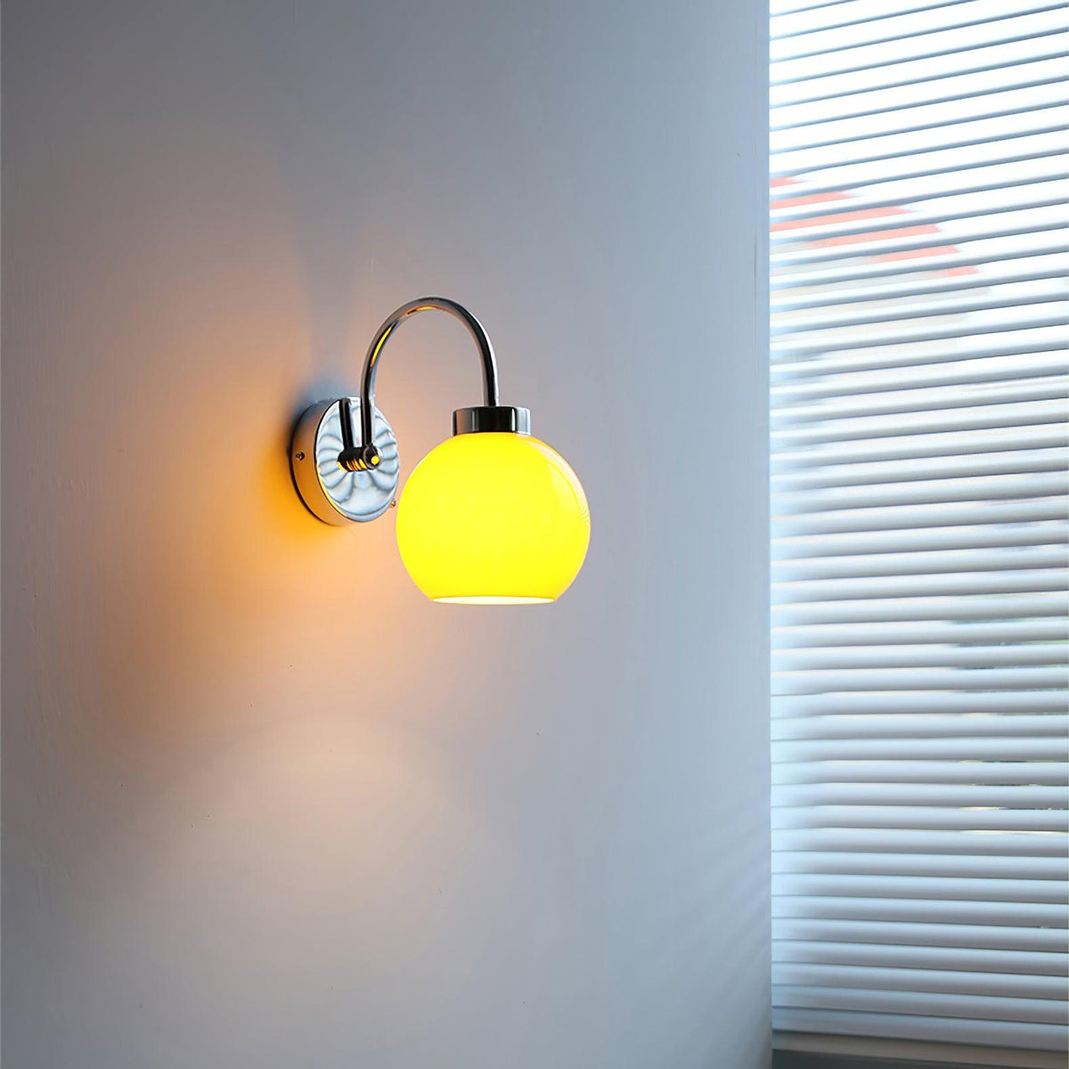 Vostor Wandleuchte Premium Glas nordisches Kunstglas Metall