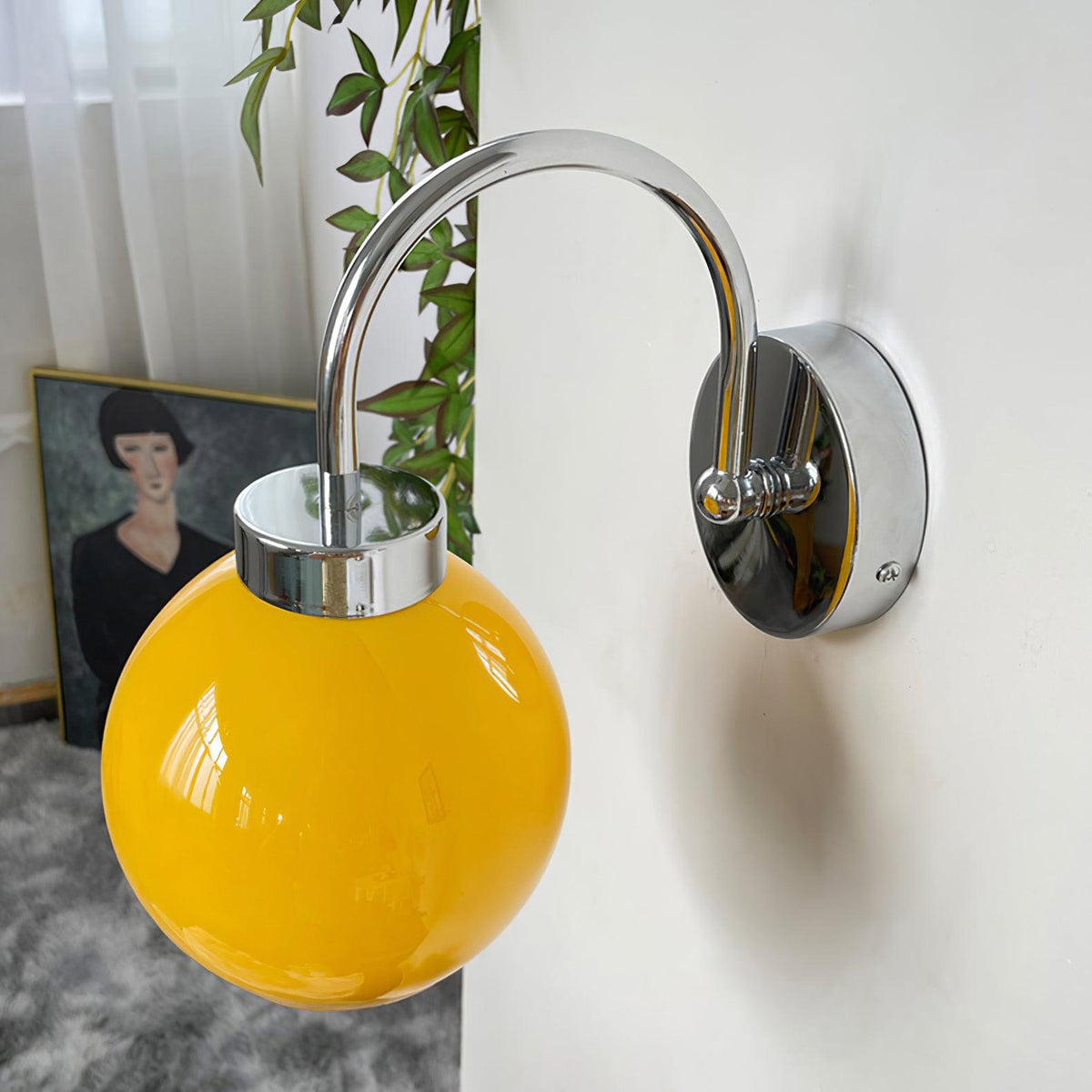 Vostor Wandleuchte Premium Glas nordisches Kunstglas Metall