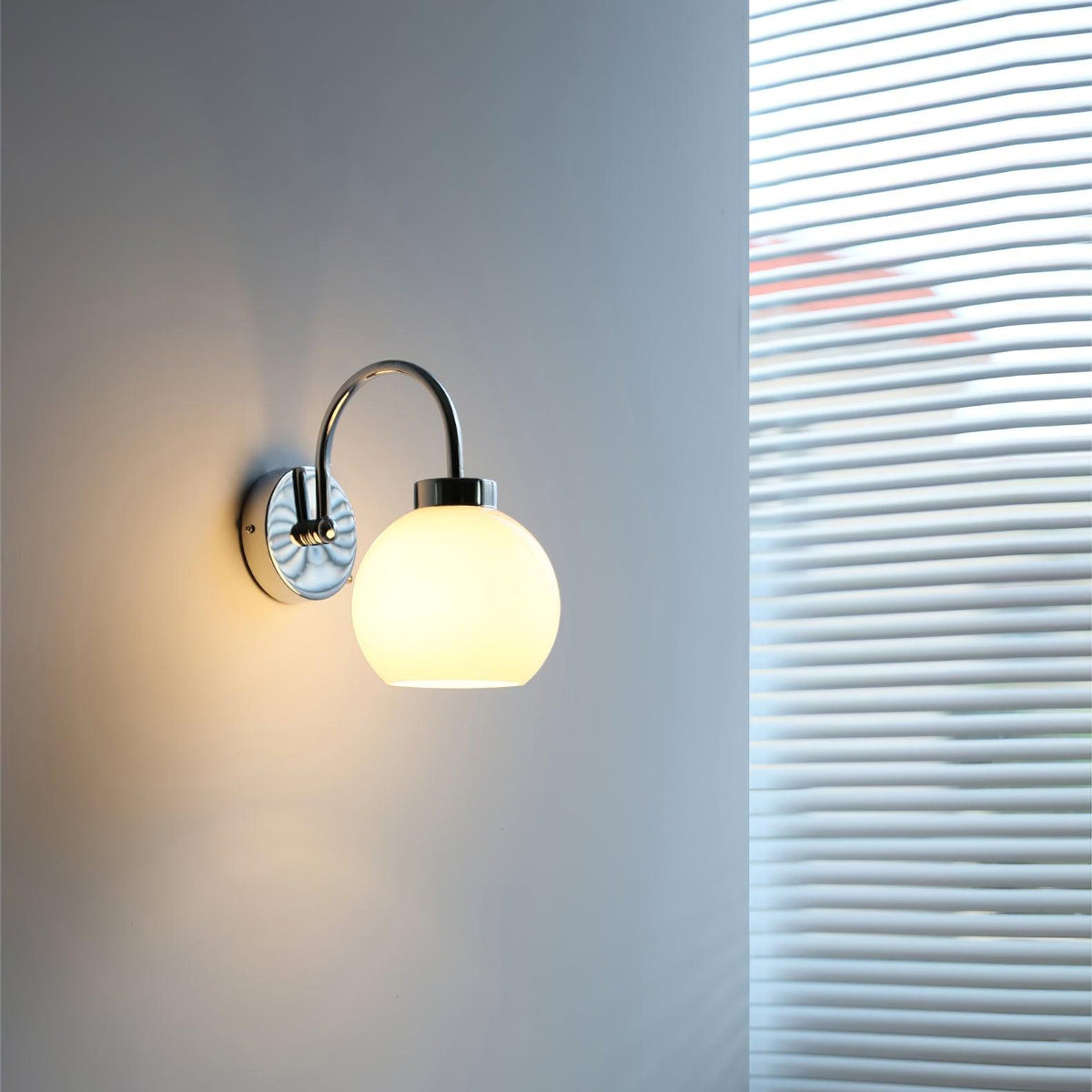 Vostor Wandleuchte Premium Glas nordisches Kunstglas Metall