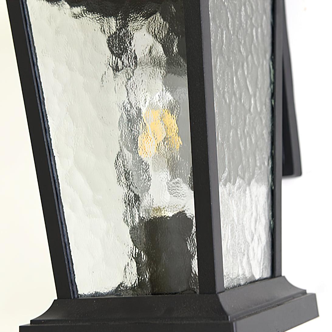 Edwin Vogelkäfig-Eleganz-Glas-Außenwandleuchte