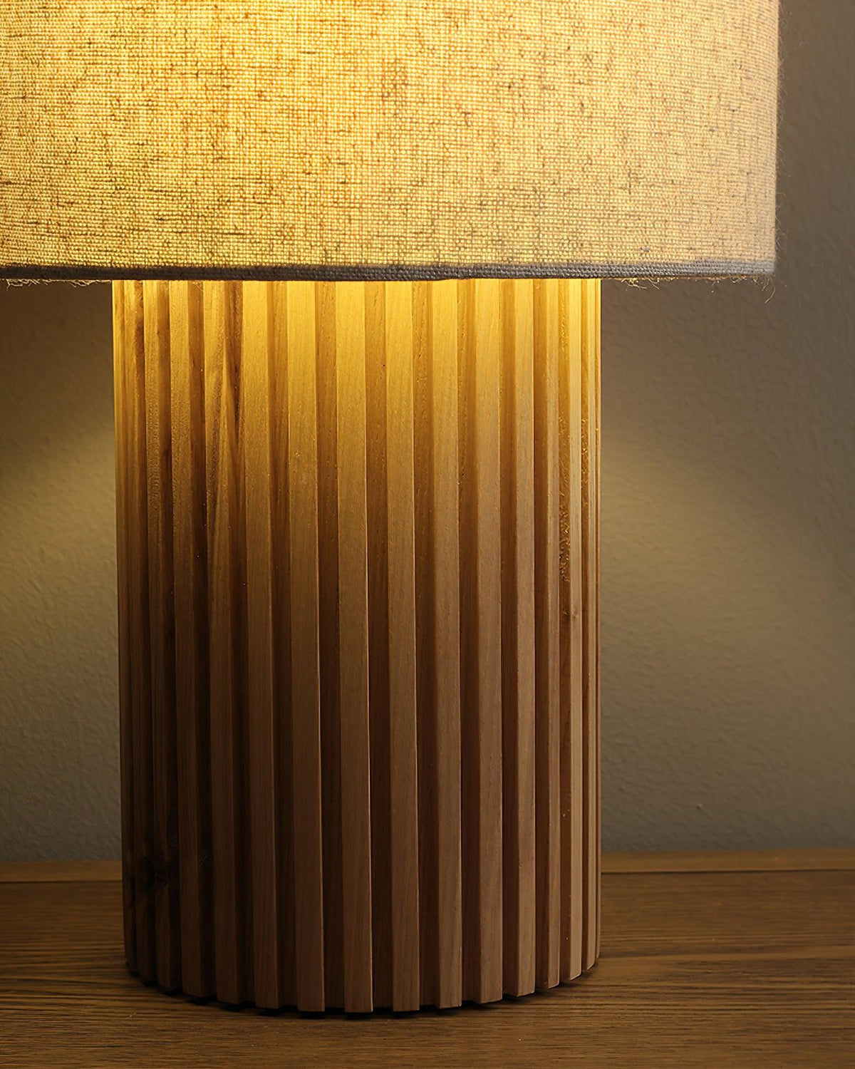 Grove Vintage-Stoff-Tischleuchte
