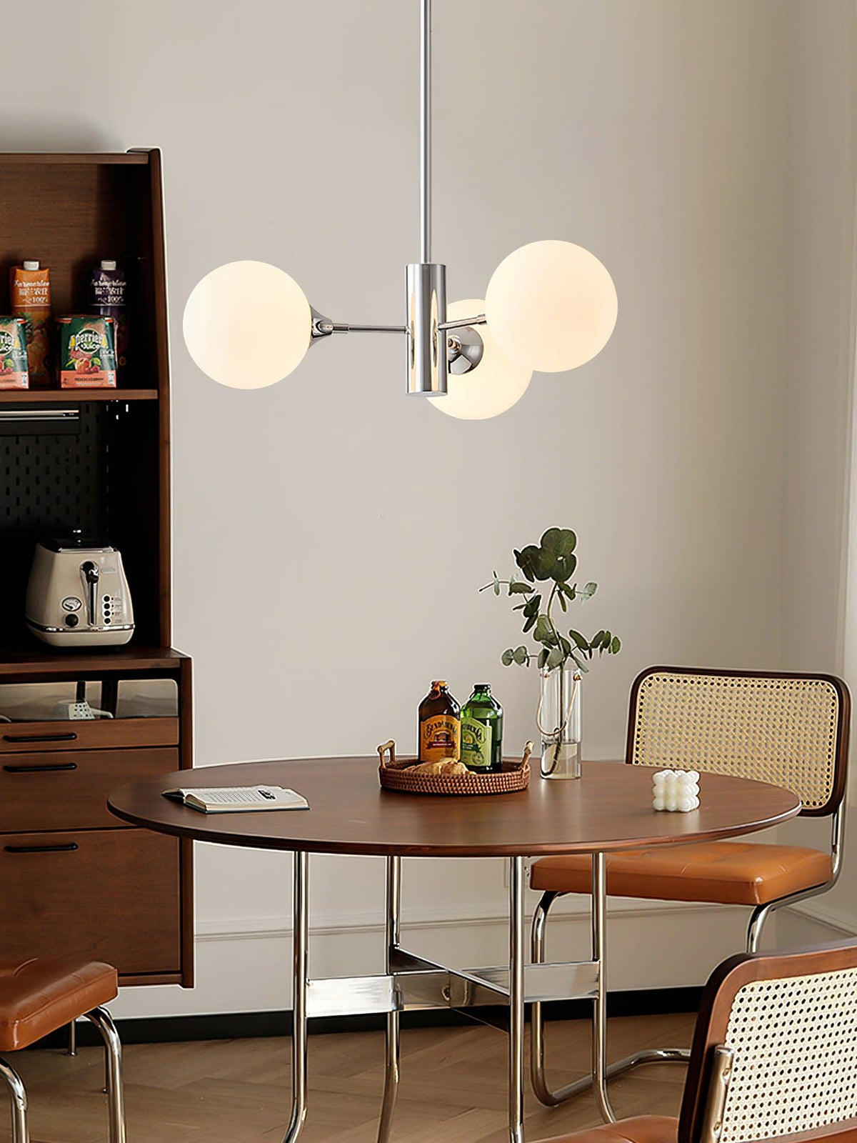 Eirivaria Kronleuchter Kronleuchte Chrome Glas Kugel