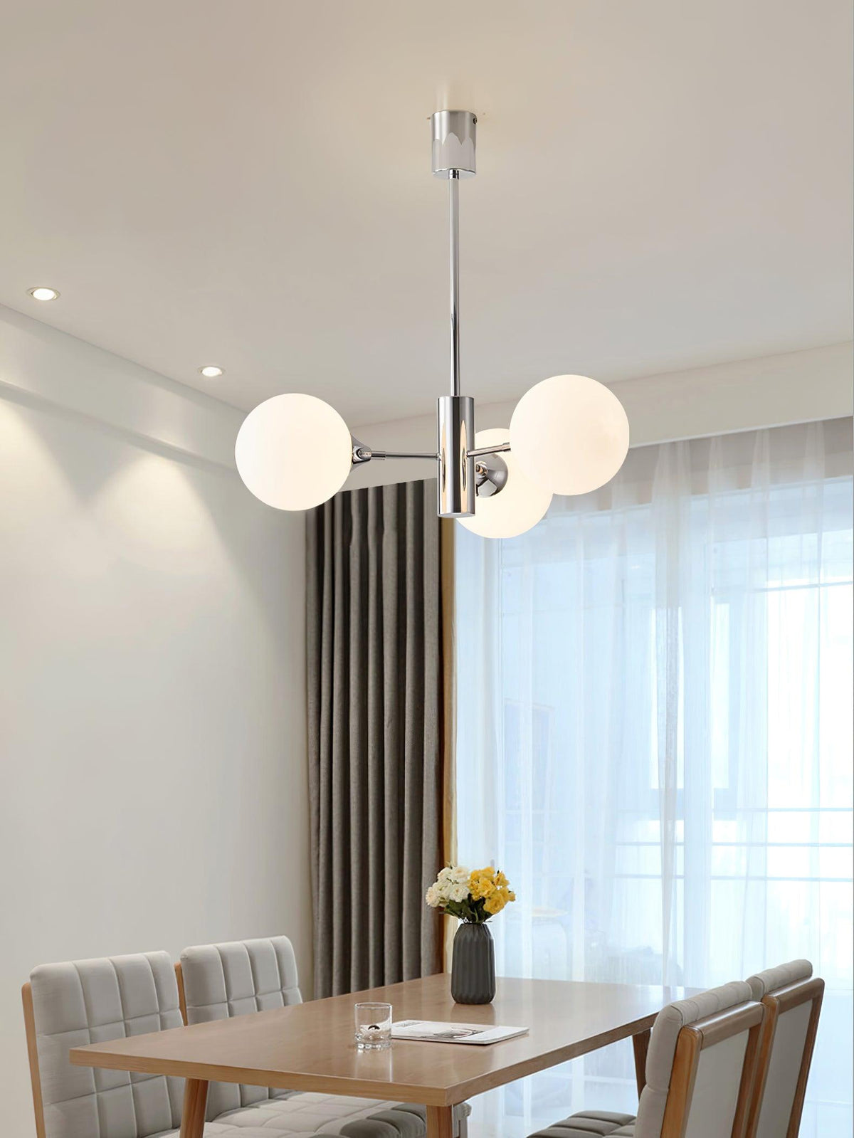 Eirivaria Kronleuchter Kronleuchte Chrome Glas Kugel