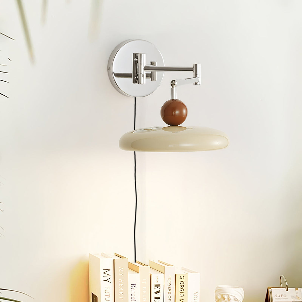 Selenina Wandleuchte mit Stecker