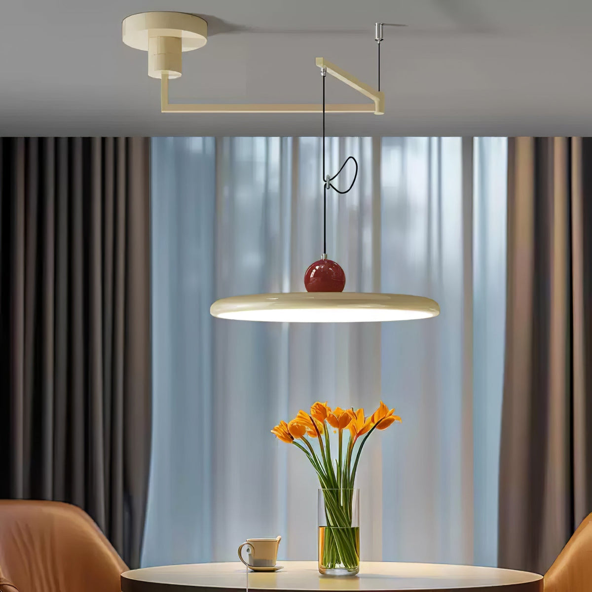 Exvane Acryl-Moderner Pendelleuchte für Wohnzimmer | Cielum