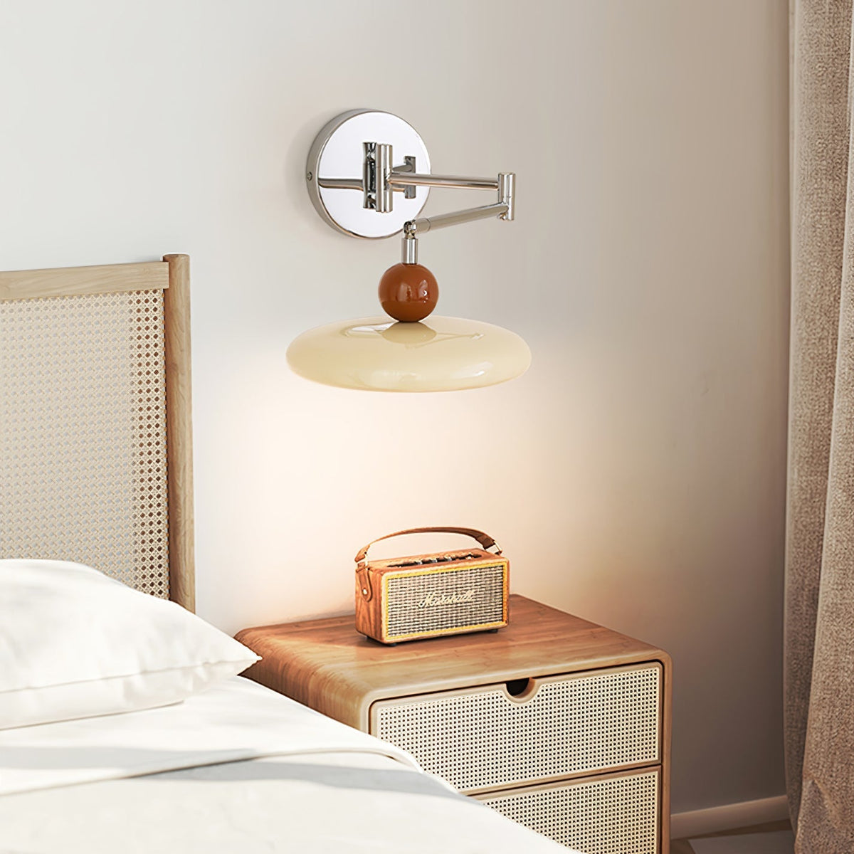 Rixor Vintage Acryl-Wandleuchte