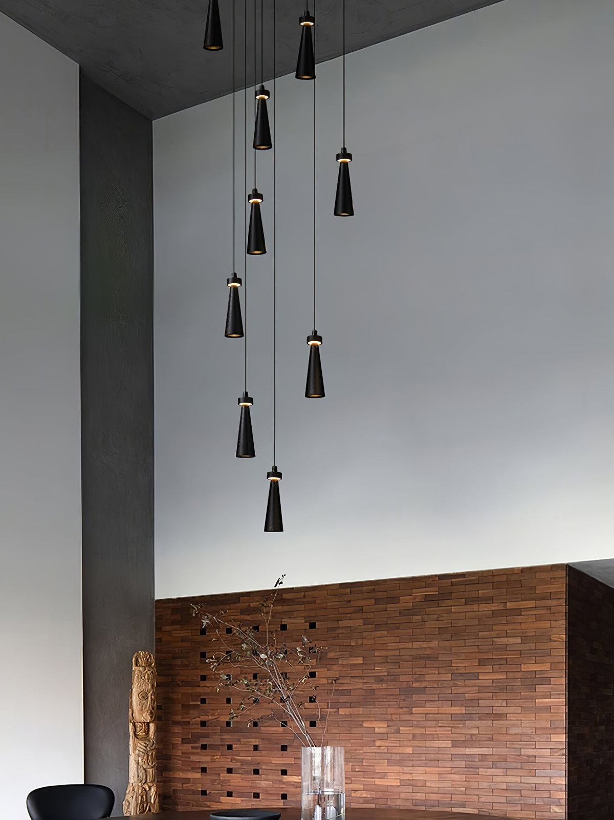 Tesno Minimalistische Pendelleuchte aus Holz