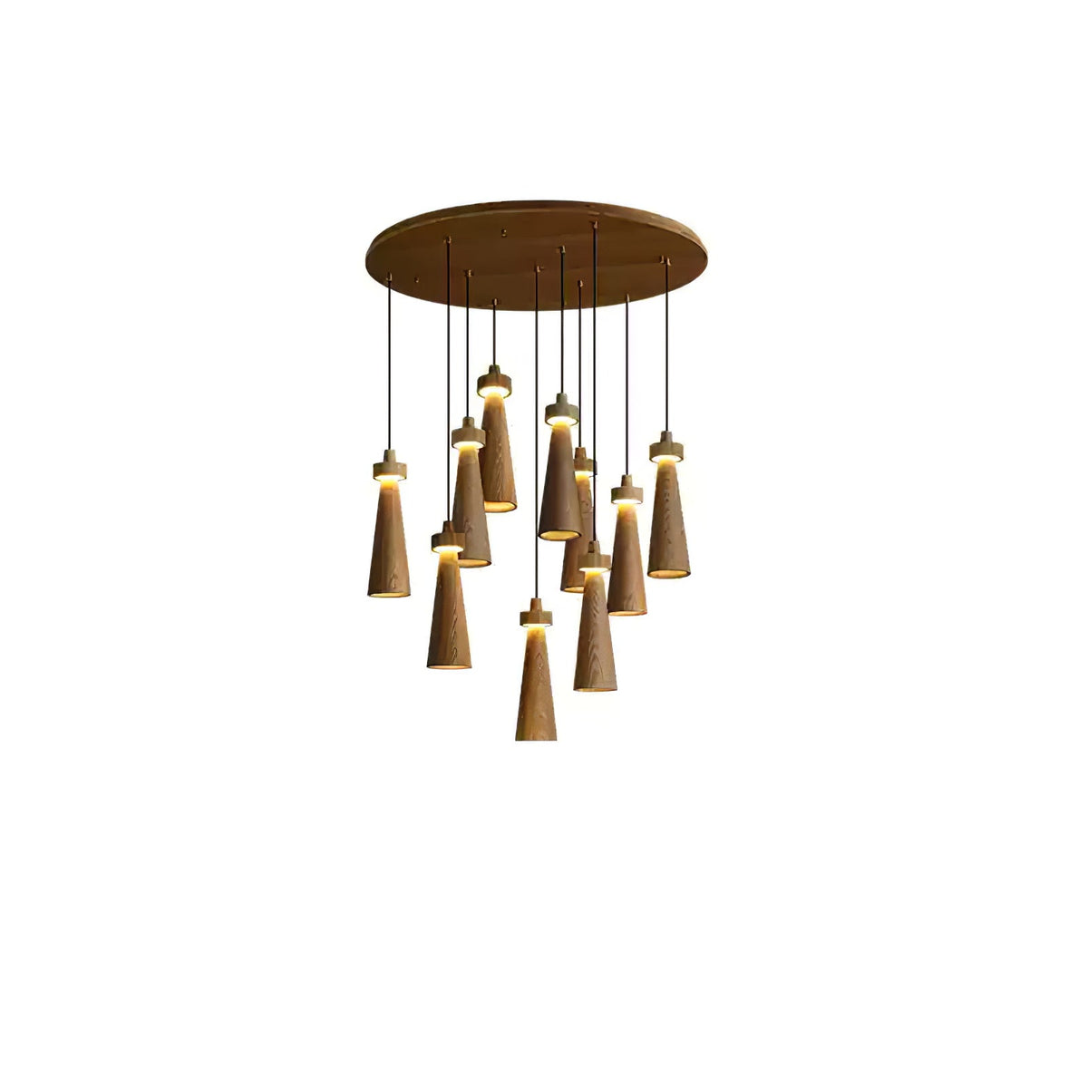 Tesno Minimalistische Pendelleuchte aus Holz