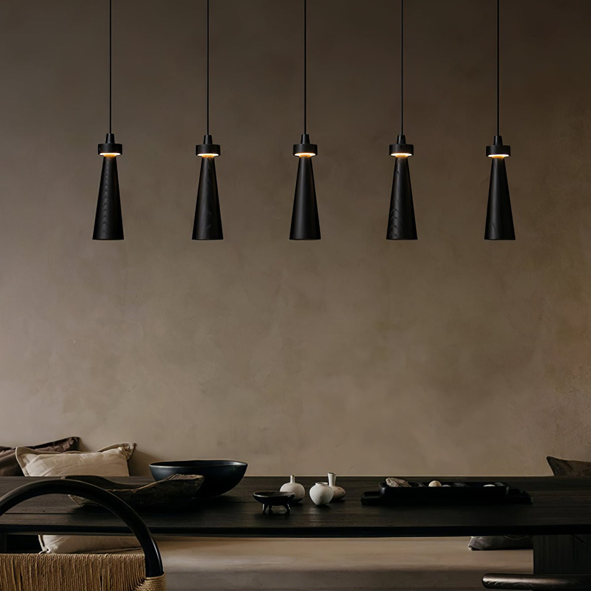 Tesno Minimalistische Pendelleuchte aus Holz