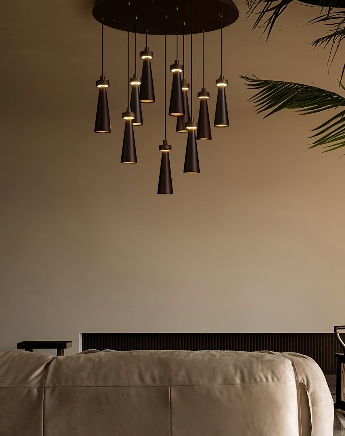 Tesno Minimalistische Pendelleuchte aus Holz