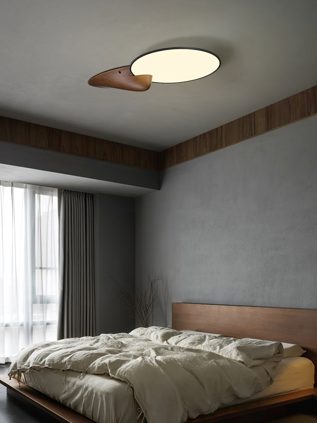 Zovenel Premium Elegance Peak Deckenleuchte aus Holz
