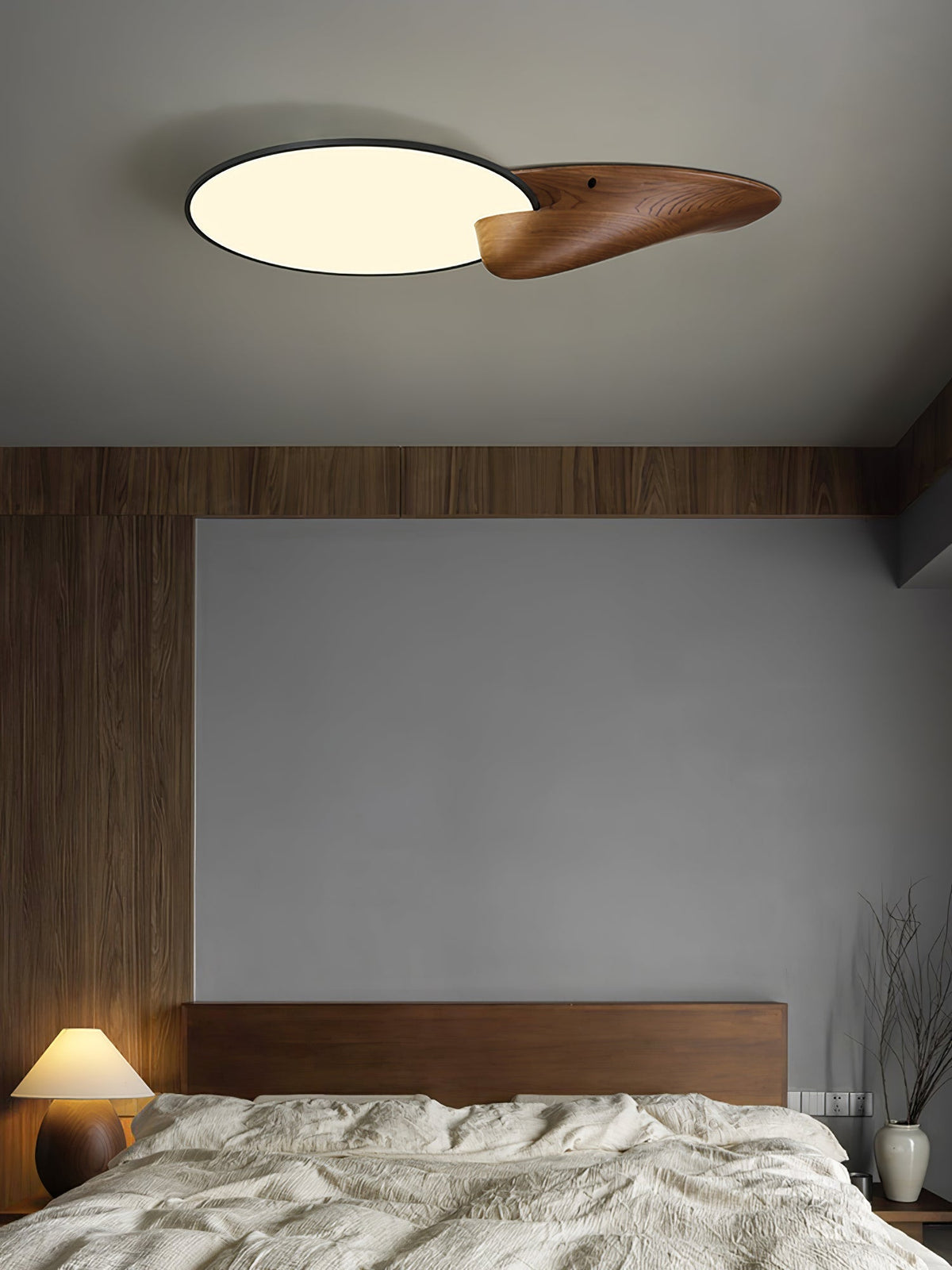 Zovenel Premium Elegance Peak Deckenleuchte aus Holz