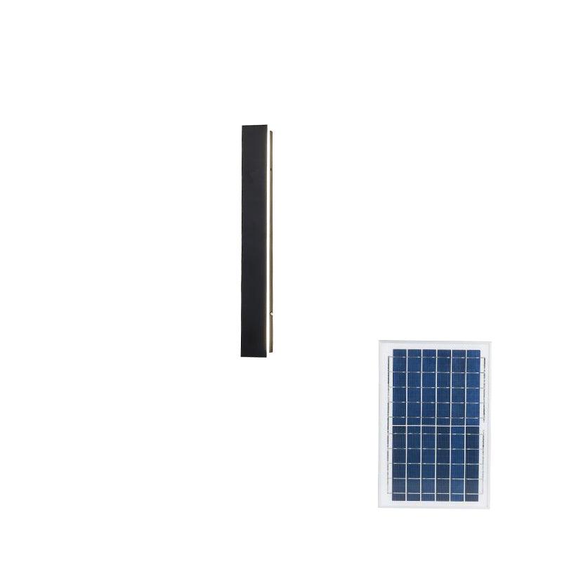 Renalira Solar-Außenwandleuchte Langstreifen