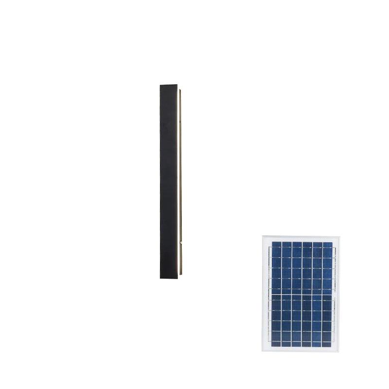 Renalira Solar-Außenwandleuchte Langstreifen