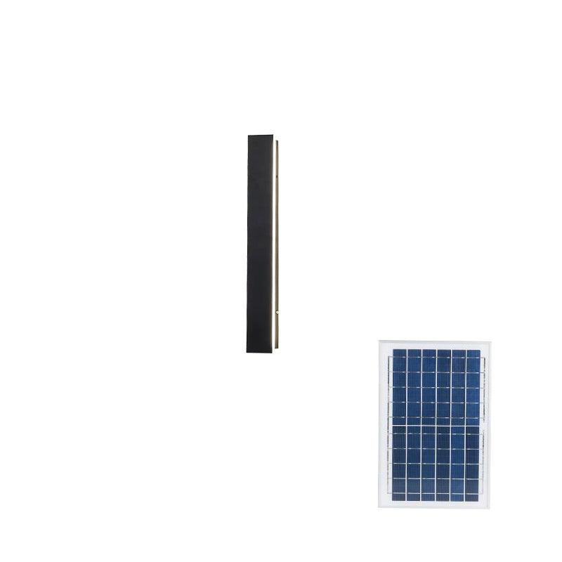Renalira Solar-Außenwandleuchte Langstreifen