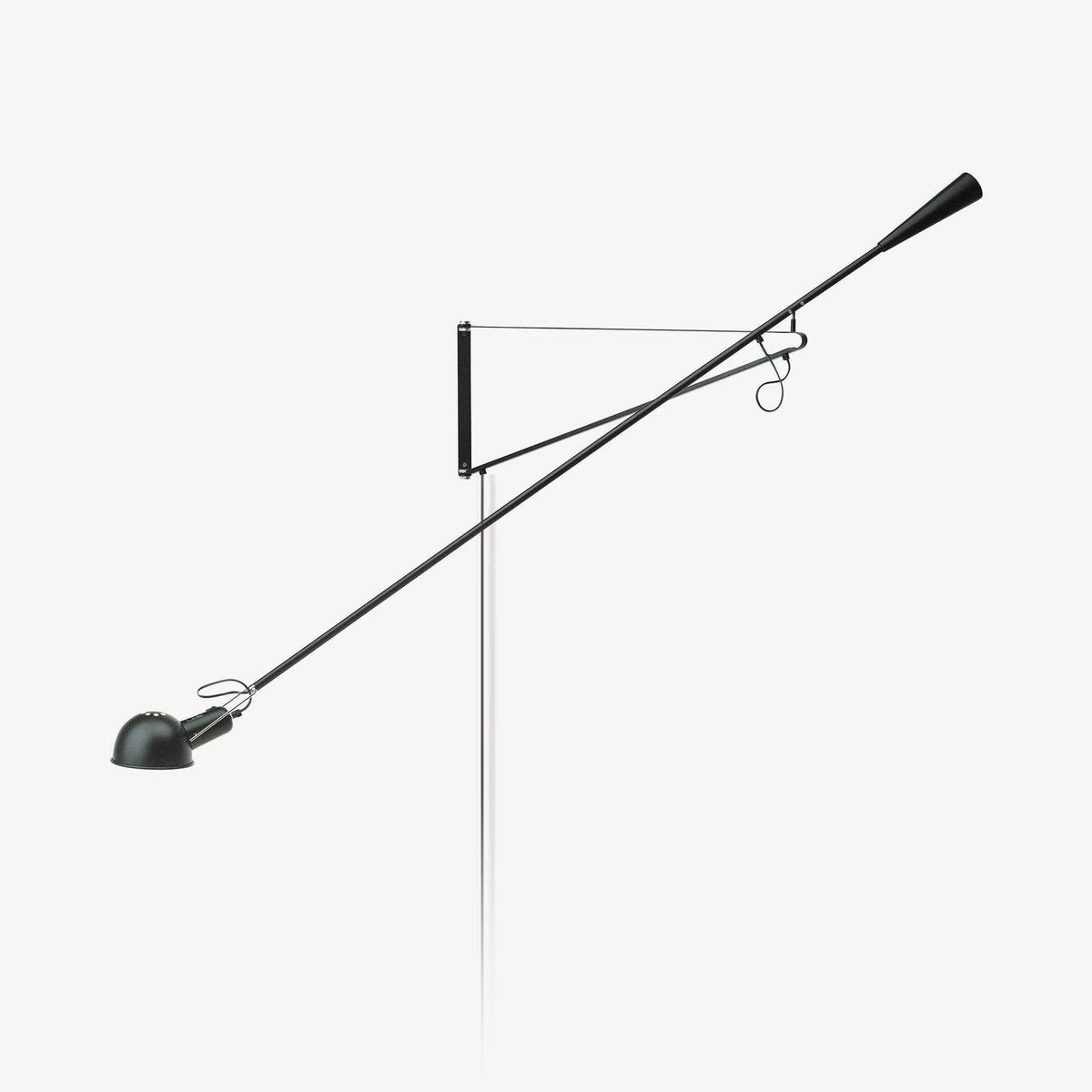 Cid zeitgenössische minimalistische Wandleuchte mit langem Arm