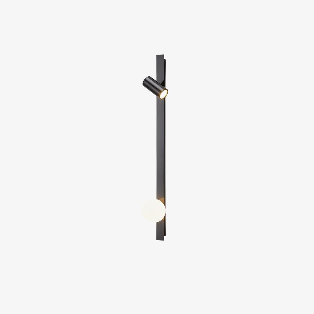 Aloz Messing-Glas-Minimalisten-Wandleuchte