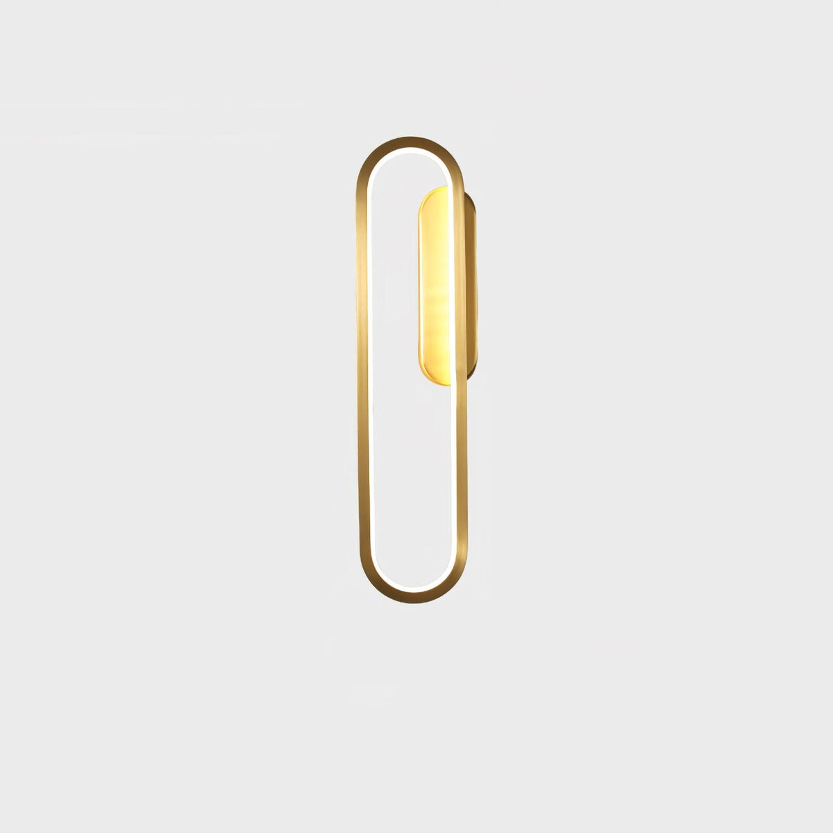 Dhu Classic Long Ova Messing Wandleuchte