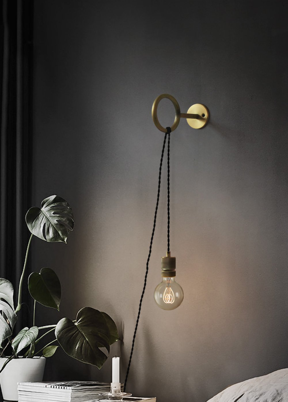 Evmaror Elegance Minimalistische Glas-Wandleuchte