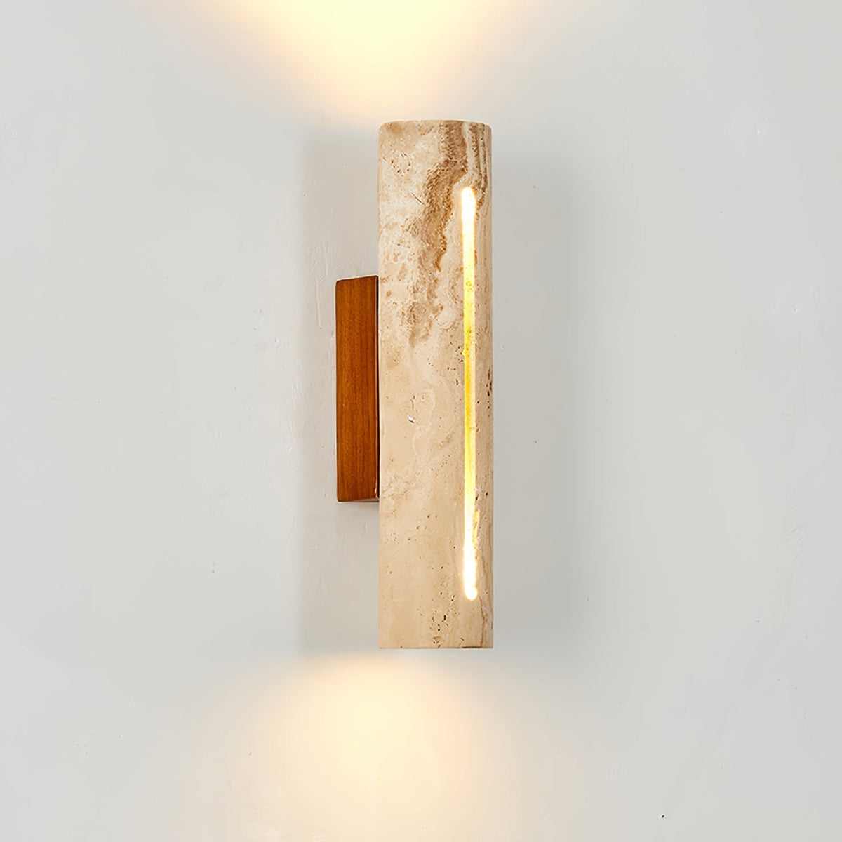 Nissa Travertine-Wandleuchte