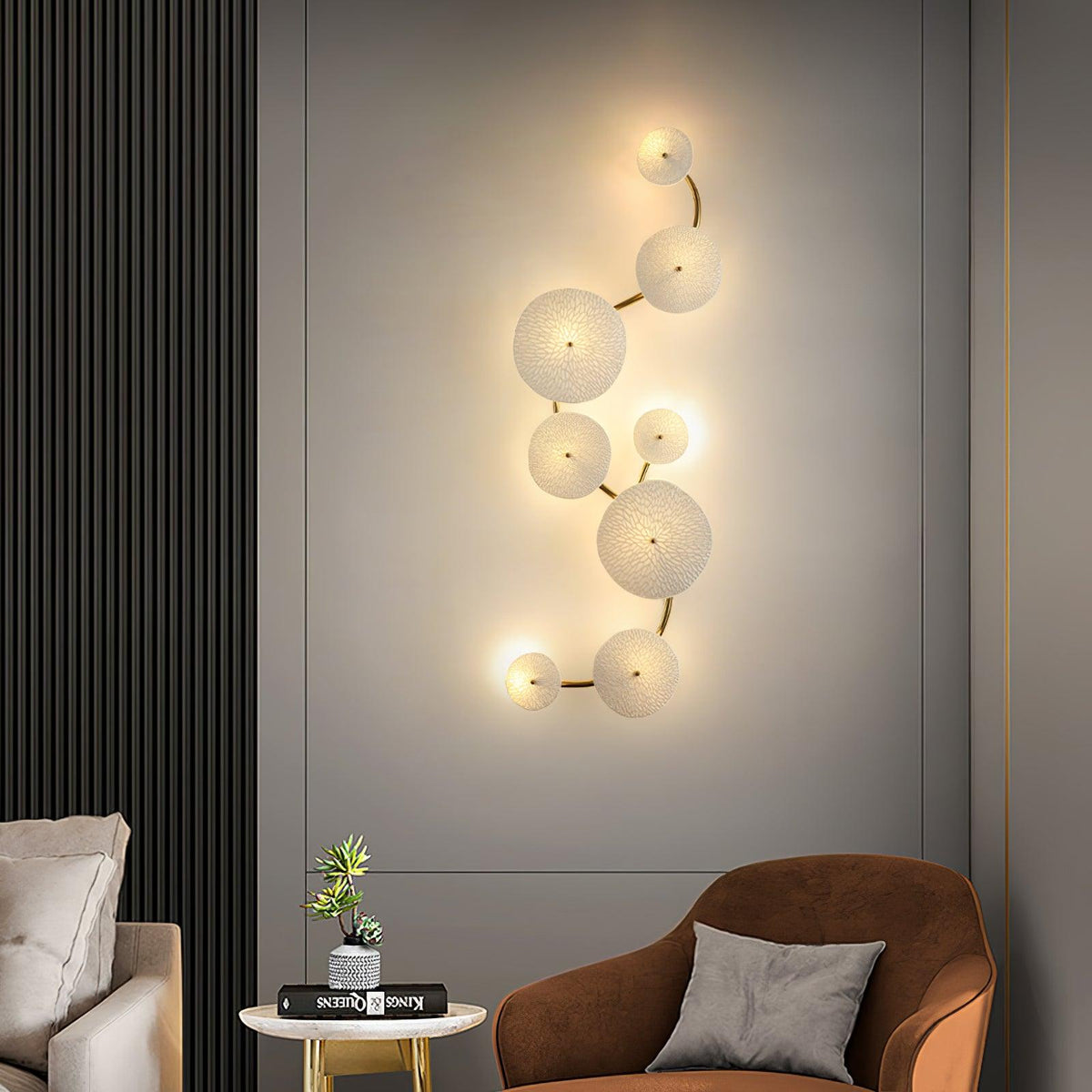 Jesse Elegance skandinavisch Art Petal Wandleuchte