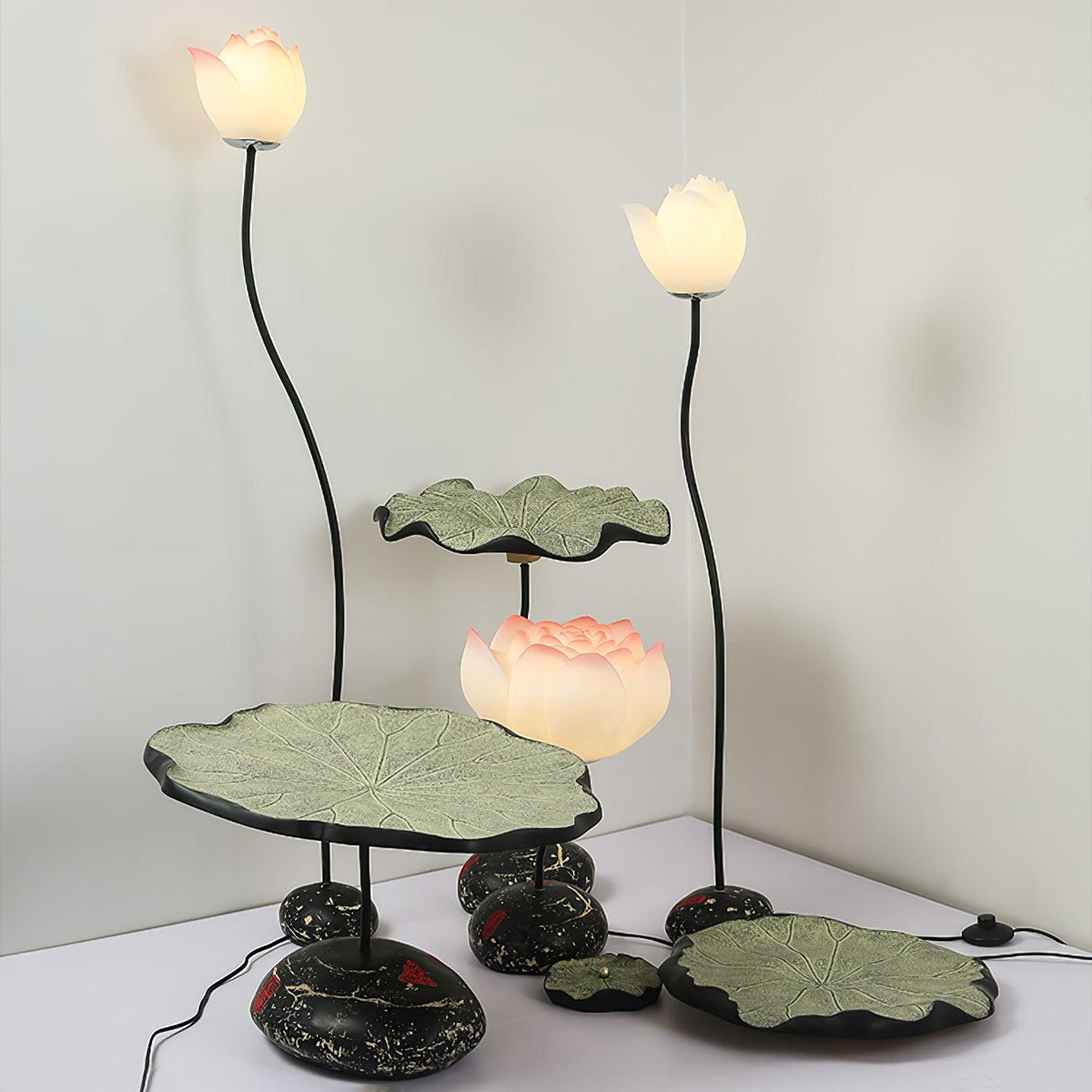 Arixen Elegant Lotus Stehleuchte