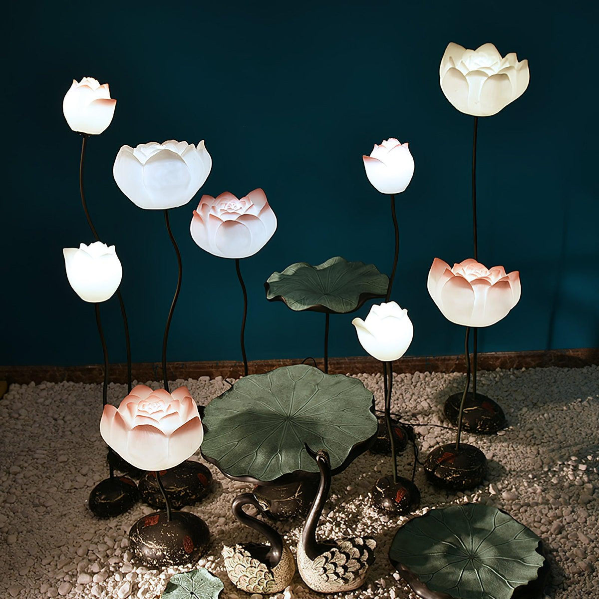 Arixen Elegant Lotus Stehleuchte