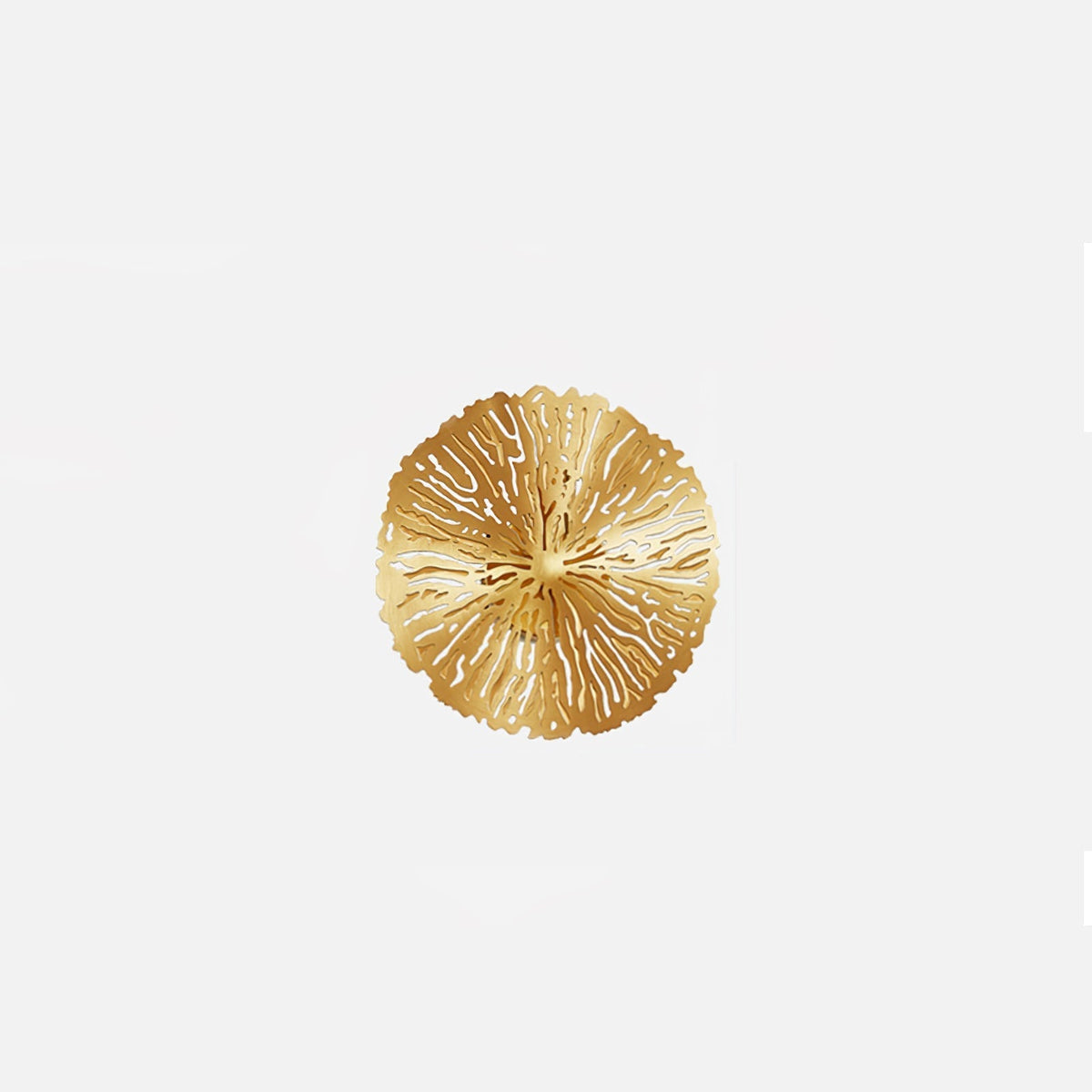 Rylso Wandleuchte Lotusblatt Messing