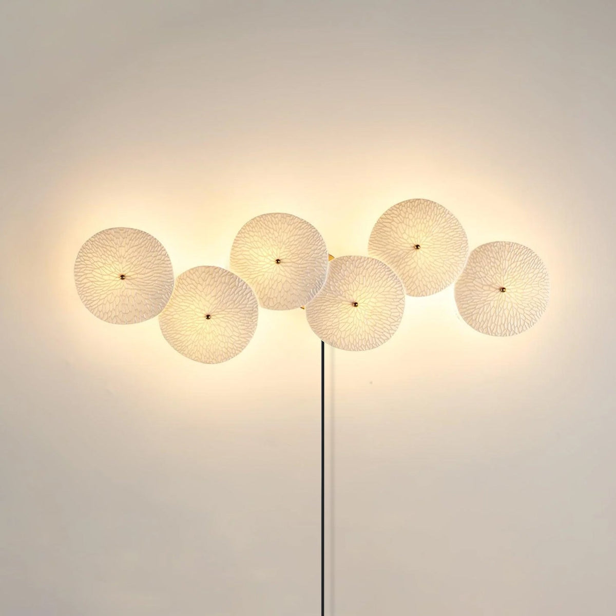 Lotus Petal Wandleuchte mit Stecker