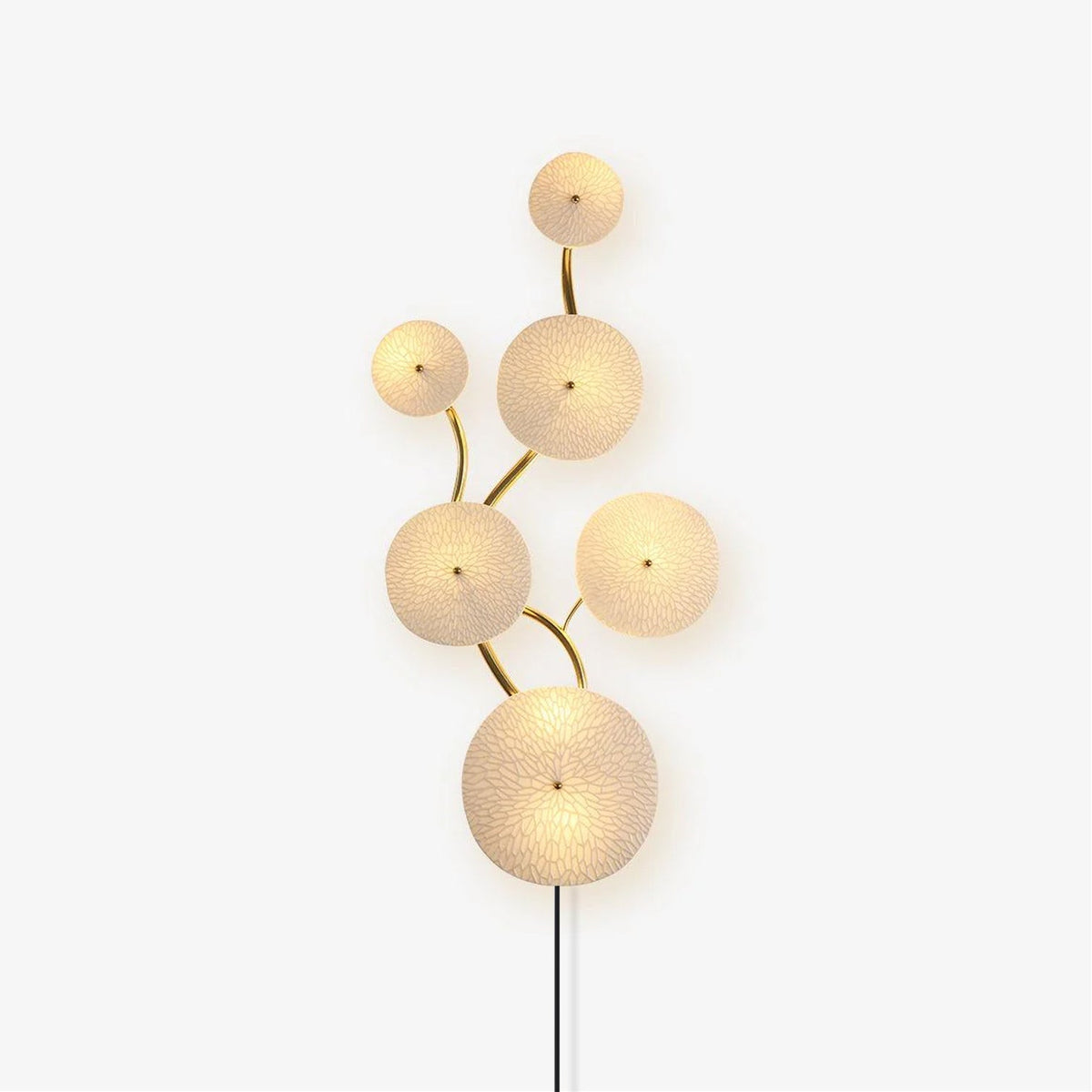 Lotus Petal Wandleuchte mit Stecker