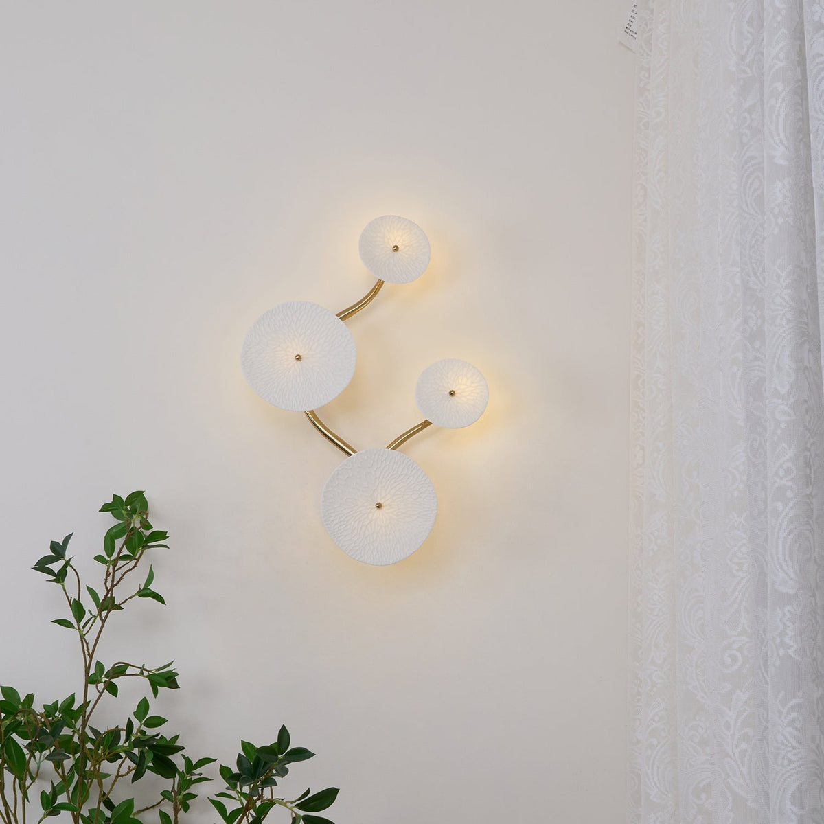 Jesse Elegance skandinavisch Art Petal Wandleuchte